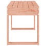 Banco de jardín madera maciza de abeto Douglas 80x38x45 cm