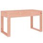 Banco de jardín madera maciza de abeto Douglas 80x38x45 cm