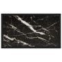 Mesa consola vidrio templado negro 60x35x75 cm