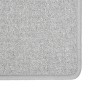 Alfombra de pasillo gris claro 50x300 cm