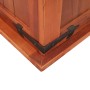 Baúl de almacenamiento de madera maciza de acacia 90x45x40 cm