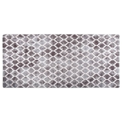 Alfombra lavable patchwork antideslizante multicolor 80x300 cm