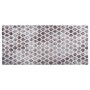 Alfombra lavable patchwork antideslizante multicolor 80x300 cm
