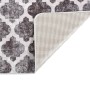 Alfombra lavable patchwork antideslizante multicolor 80x300 cm