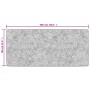 Alfombra lavable patchwork antideslizante multicolor 80x300 cm