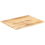 Superficie de mesa madera maciza de mango 25-27 mm 90x70 cm