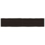 Tablero mesa madera tratada borde vivo marrón 200x40x(2-4) cm