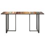Mesa de comedor de madera maciza reciclada 160 cm