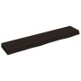 Estante de pared madera roble tratada marrón oscuro 100x20x6 cm