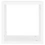 Estantes cubo de pared 6 unidades blanco 30x15x30 cm