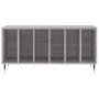 Mueble para discos madera contrachapada gris Sonoma 100x38x48cm