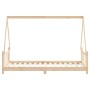 Estructura de cama infantil madera maciza de pino 90x190 cm