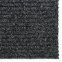 Alfombra de pasillo atrapa suciedad 100x250 cm gris antracita