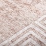 Alfombra lavable antideslizante beige 80x150 cm