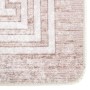 Alfombra lavable antideslizante beige 80x150 cm