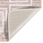 Alfombra lavable antideslizante beige 80x150 cm