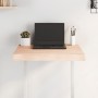 Tablero de mesa madera maciza borde natural 60x50x(2-6) cm