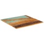 Tablero mesa cuadrada madera reciclada maciza 70x70 cm 15-16 mm
