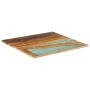 Tablero mesa cuadrada madera reciclada maciza 70x70 cm 15-16 mm