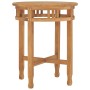Mesa de bistró de madera maciza de teca Ø60x75,5 cm