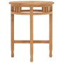 Mesa de bistró de madera maciza de teca Ø60x75,5 cm