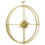 Reloj de pared de hierro dorado 52 cm