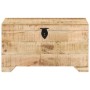 Cofre de almacenamiento de madera de mango rugoso