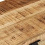 Cofre de almacenamiento de madera de mango rugoso