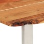 Mesa de comedor de madera maciza de acacia 180x90x76 cm