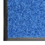 Felpudo lavable azul 90x120 cm
