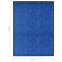 Felpudo lavable azul 90x120 cm