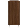 Mueble discos madera contrachapada roble marrón 84,5x38x89 cm