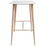 Mesa de bar blanco 120x60x105 cm