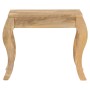 Mesa auxiliar 45x45x40 cm madera maciza de mango