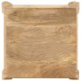 Mesa auxiliar 45x45x40 cm madera maciza de mango