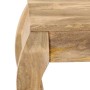 Mesa auxiliar 45x45x40 cm madera maciza de mango