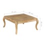 Mesa auxiliar 45x45x40 cm madera maciza de mango