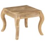 Mesa auxiliar 45x45x40 cm madera maciza de mango