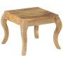 Mesa auxiliar 45x45x40 cm madera maciza de mango