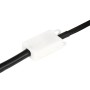 Lámpara colgante industrial 25 W blanca redonda 40 cm E27