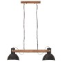 Lámpara colgante industrial 25 W negra 109 cm E27