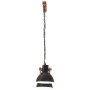 Lámpara colgante industrial 25 W negra 109 cm E27