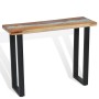 Mesa consola de teca 100x35x75 cm