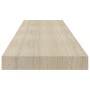 Estantes flotantes de pared 4 uds MDF roble 90x23,5x3,8 cm