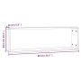 Estante cúbico de pared 2 uds madera roble marrón 80x15x26,5 cm