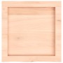 Estante de pared madera maciza roble sin tratar 40x40x(2-6) cm