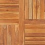Superficie de mesa cuadrada madera maciza de teca 90x90x2,5 cm