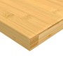 Estante de pared de bambú 40x20x2,5 cm