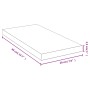 Estante de pared de bambú 40x20x2,5 cm