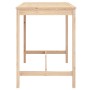 Mesa de jardín madera maciza de pino 121x82,5x110 cm